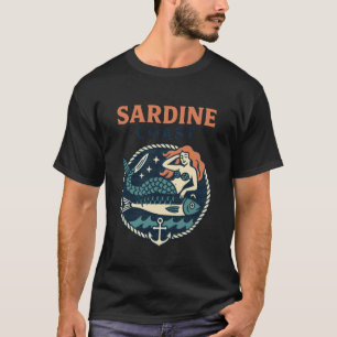 Sardine Coast Tinned Fish Mermaid Summer T-Shirt