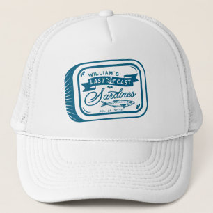 Sardine Fishing Bachelor Party Vintage Nautical  Trucker Hat