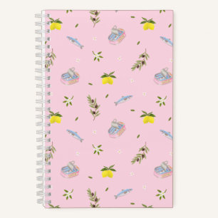 Sardine Lemon Pink Notebook