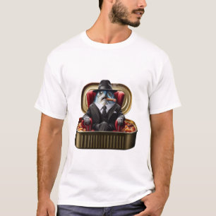  Sardine Mafia Boss Don Fish Godfather Vibe T-Shirt