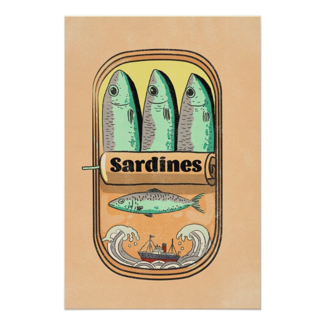 Sardine Tin Poster (Front)