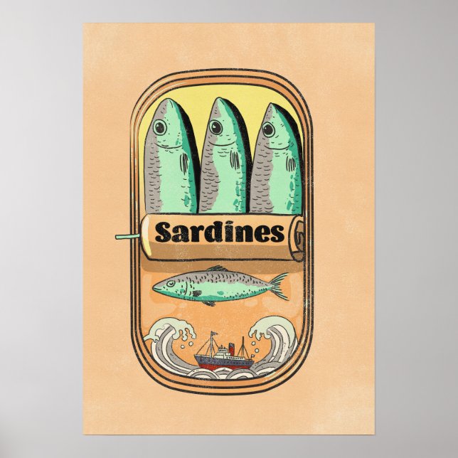 Sardine Tin Poster (Front)