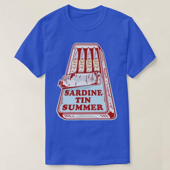 Sardine tin summer T-Shirt (Design Front)