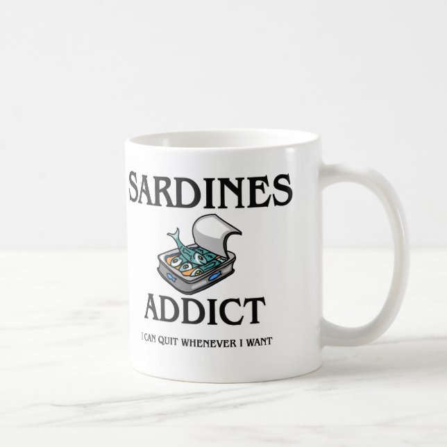 Sardines Addict Coffee Mug (Right)