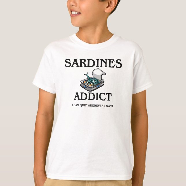 Sardines Addict T-Shirt (Front)