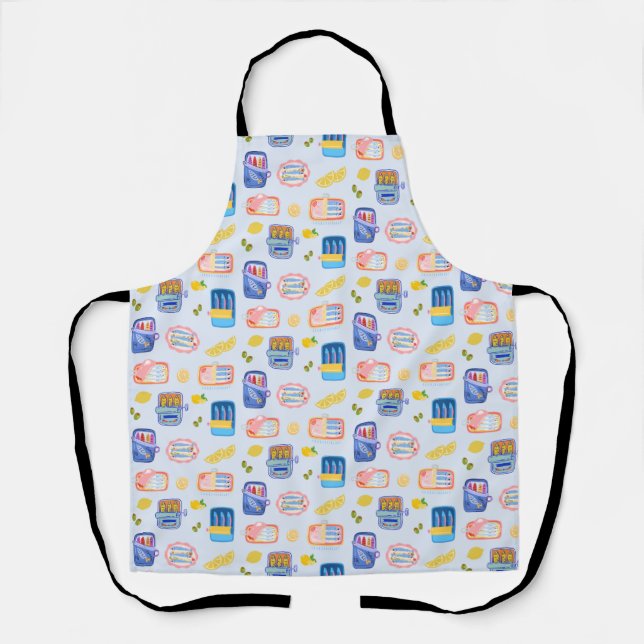Sardines and Lemons Apron (Front)