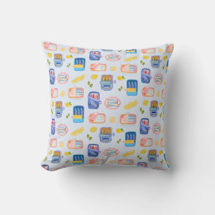 Sardines and Lemons Cushion