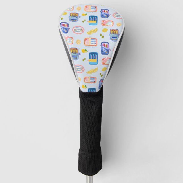 Sardines and Lemons Golf Head Cover (Front)