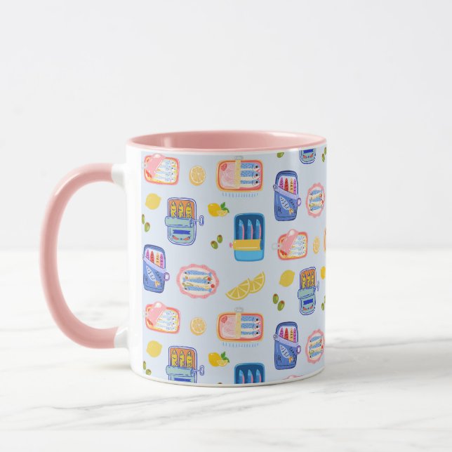 Sardines and Lemons Mug (Left)