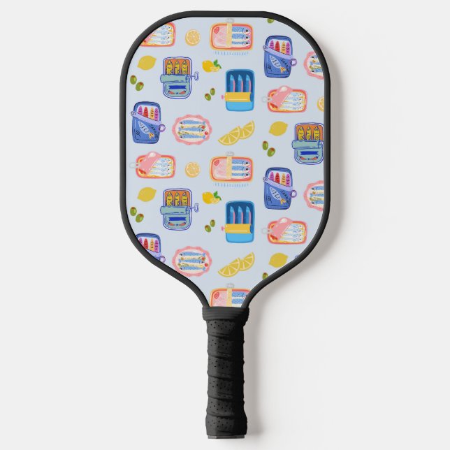 Sardines and Lemons Pickleball Paddle (Front)