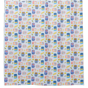 Sardines and Lemons Shower Curtain