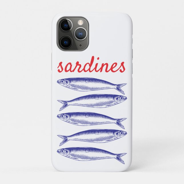 Sardines Case-Mate iPhone Case (Back)