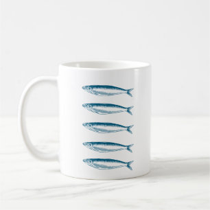 Sardines Fish Fisherman Coffee Mug