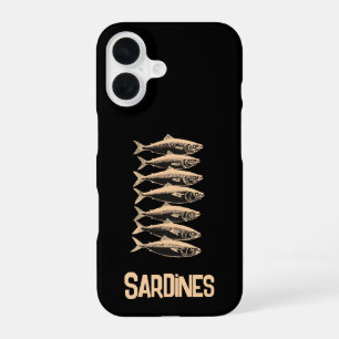 Sardines, fisherman iPhone 16 case