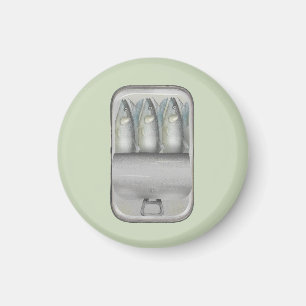 Sardines in a tin can magnet