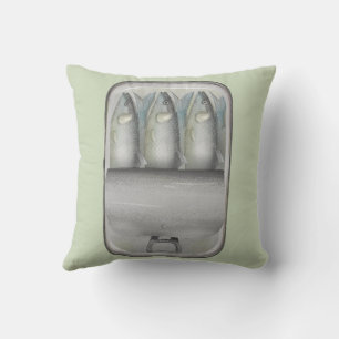 Sardines in a tin cushion