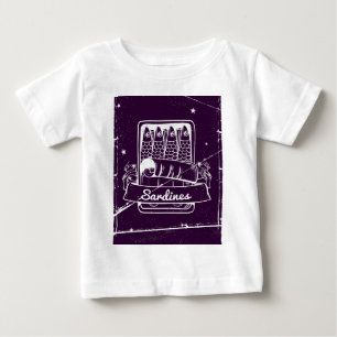 Sardines in a tin Distressed Baby T-Shirt