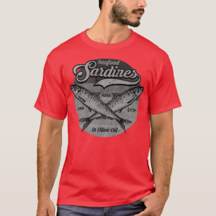Sardines Label BW T-Shirt