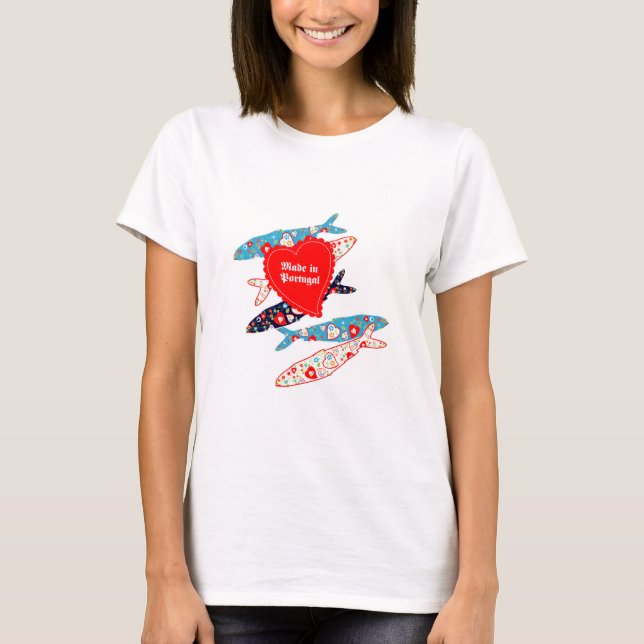 Sardines Made in Portugal T-Shirt (Front)
