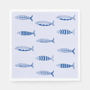 Sardines Pattern Napkin