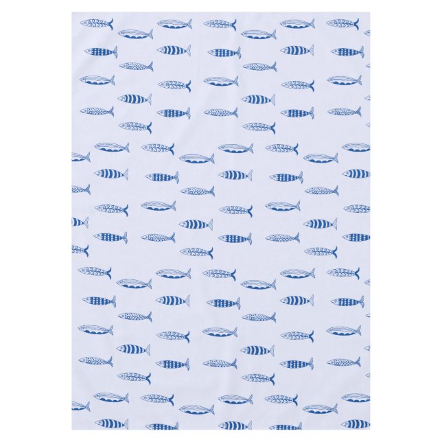 Sardines Pattern Tablecloth (Front)