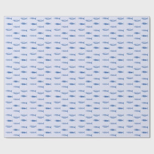 Sardines Pattern Wrapping Paper