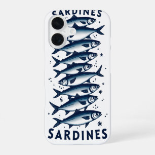 Sardines Phone Case for iphone 16
