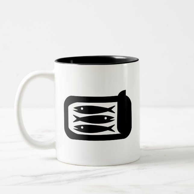 Sardines Pictogram Mug (Left)