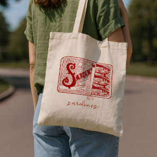 Sardines Tinned Fish Fisherman Aesthetic Tote Bag