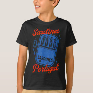 Sardines Tinned Fish Retro Graphic Summer for Men T-Shirt