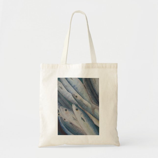 Sardines to go! tote bag (Front)