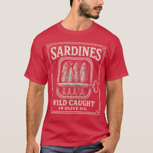 Sardines Vintage Label Illustration family T-Shirt