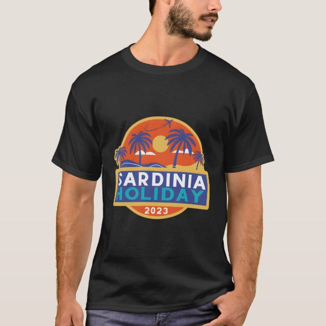Sardinia 2023 Mediterranean Italy T-Shirt (Front)