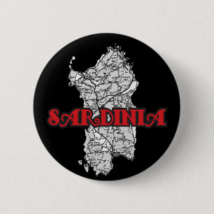 Sardinia 6 Cm Round Badge
