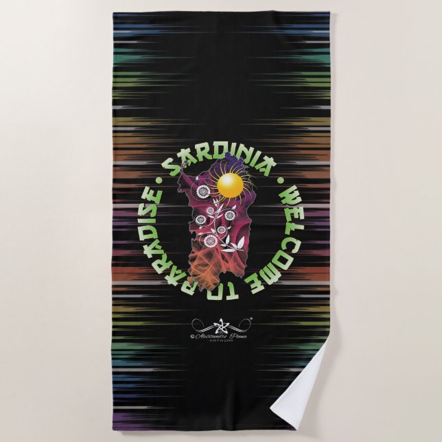 Sardinia Beach Towel (Front)
