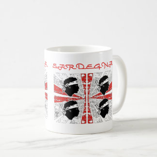 Sardinia flag - Grunge Coffee Mug