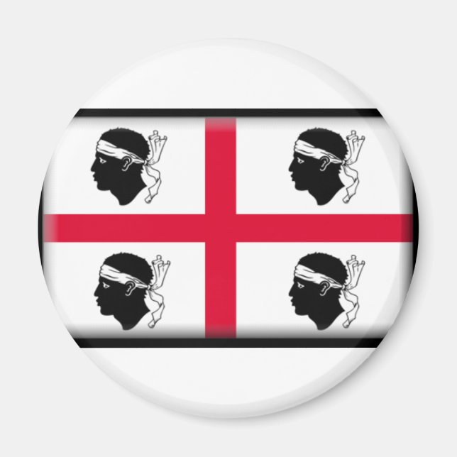 Sardinia Flag Magnet (Front)
