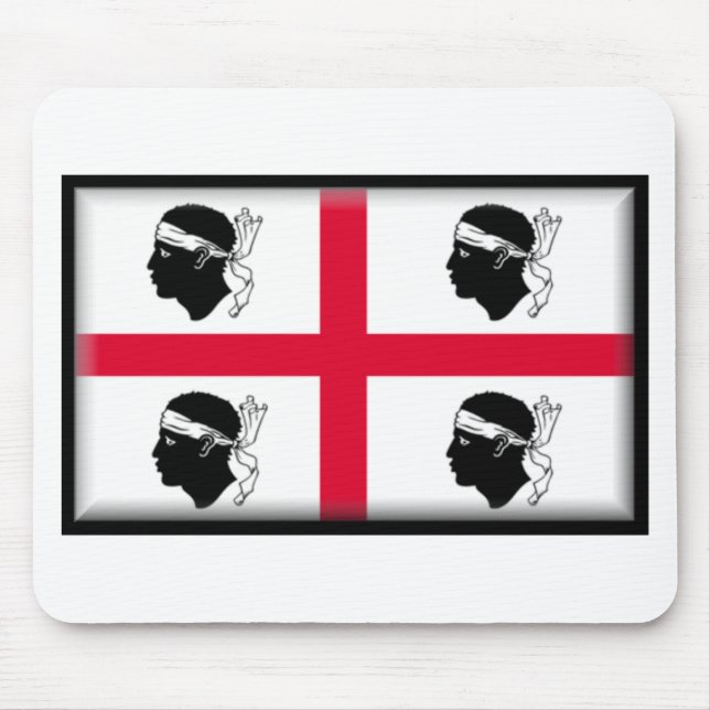 Sardinia Flag Mouse Mat (Front)