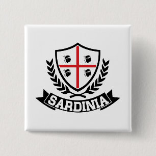 Sardinia Italia 15 Cm Square Badge
