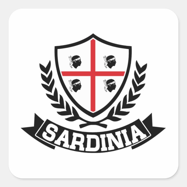 Sardinia Italia Square Sticker (Front)