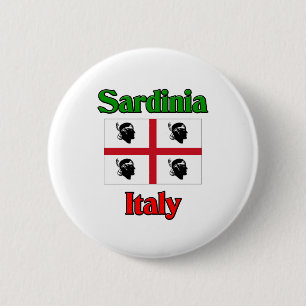 Sardinia Italy 6 Cm Round Badge