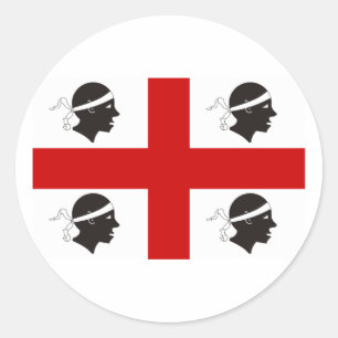 Sardinia, Italy Classic Round Sticker
