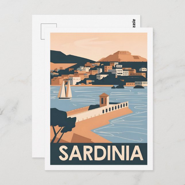 Sardinia Italy Famous Travel Place Postcard (Front/Back)