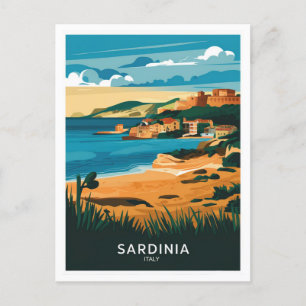 Sardinia  Italy  Postcard