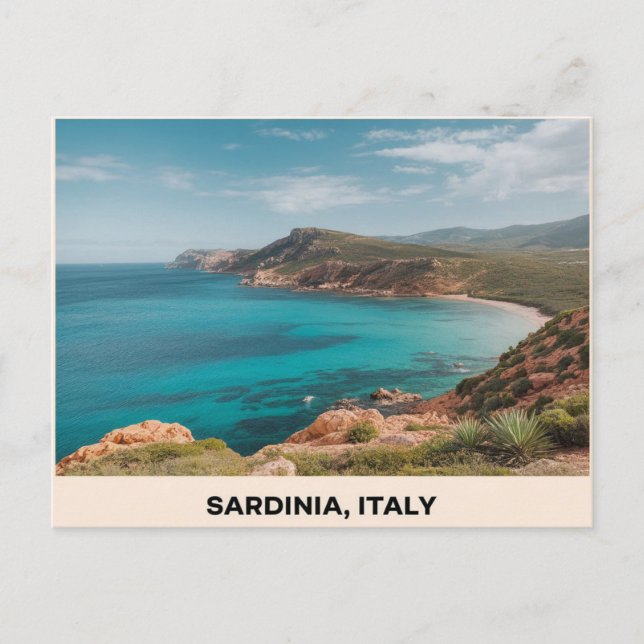 Sardinia  Italy  Postcard (Front)