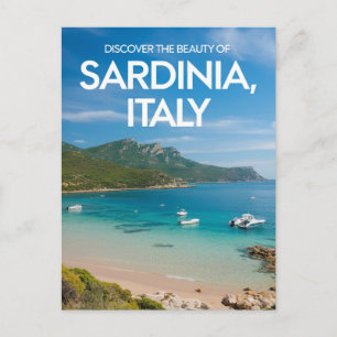 Sardinia  Italy Travel  Postcard