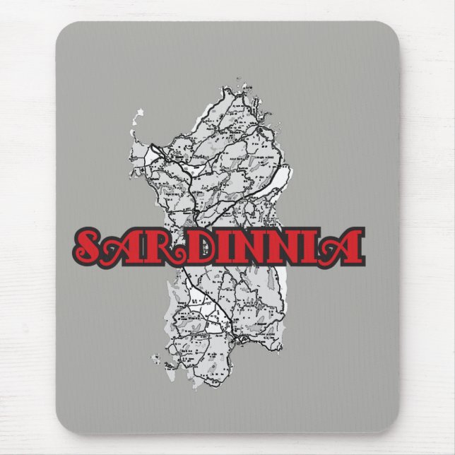 Sardinia Mouse Mat (Front)