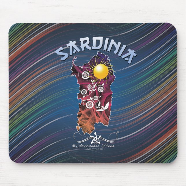 Sardinia Mouse Mat (Front)