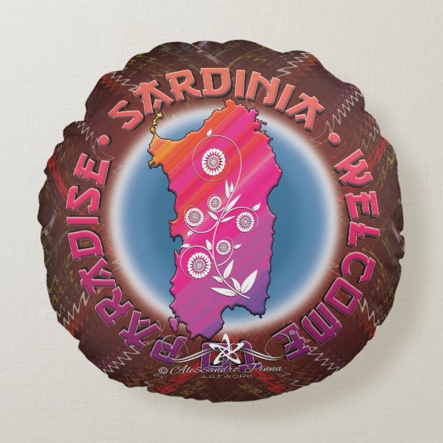 Sardinia Round Cushion (Front)