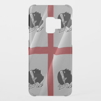 Sardinia waving flag uncommon samsung galaxy s9 case